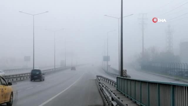 Kocaeli’nde yoğun sis etkili oluyor