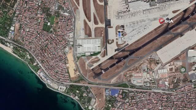 İstanbul’un pandemi hastanesi uydu görüntülerine yansıdı