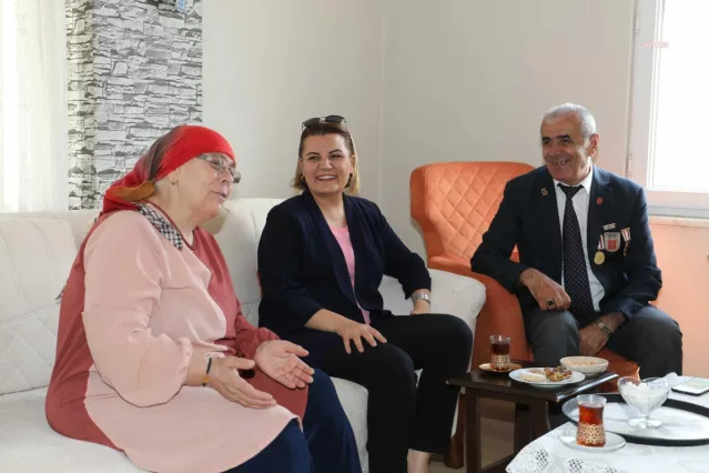 Fatma Kaplan Hürriyet, Kıbrıs Barış Harekatı’nın Yıl Dönümü Dolayısıyla Kıbrıs Gazisi Metin’i Ziyaret Etti