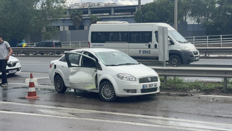 Gebze’de Otobüs ile Otomobil Çarpıştı: 2 Yaralı