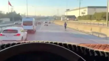 Gebze’de Tehlikeli Scooter Yolculuğu