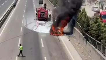 Dilovası’nda Otomobil Yangını