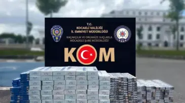 TEM Otoyolu’nda 350 Paket Kaçak Sigara Ele Geçirildi