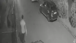 Sürü halinde gelen başıboş köpeklerden duvara tırmanarak kurtuldu