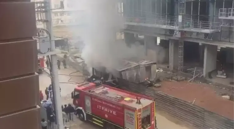 İzmit’te Konteyner Yangını