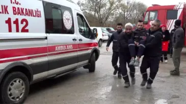 Kocaeli’de Beton Fabrikasında Yangın