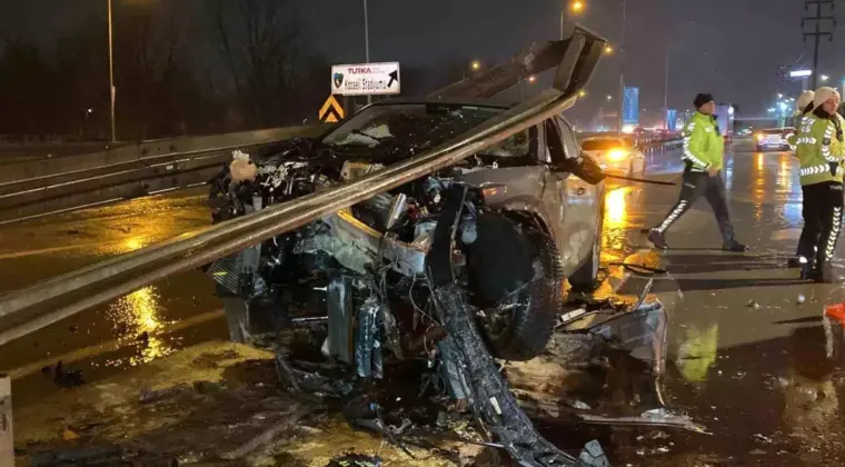 Kocaeli’de Ters Yönden Giriş Kaza Yol Açtı